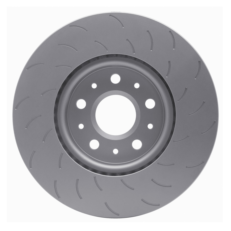 Cadillac CTS Brake Rotor (1) - Left Front - R1 Concepts - Slotted GeoSPEC Coated - `15-`19
